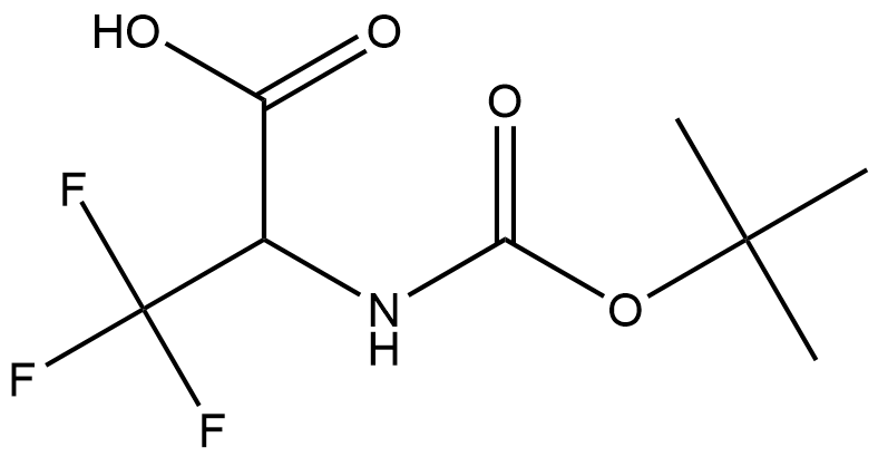 N-(TERT-BUTOXYCARBONYL)-3,3,3-TRIFLUOROALANINE Struktur