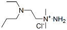 1-[2-(ethylpropylamino)ethyl]-1,1-dimethylhydrazinium chloride  Struktur