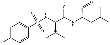 4-FLUORO-BENZENESULFONYL-VAL-LEU-ALDEHYDE 結(jié)構(gòu)式