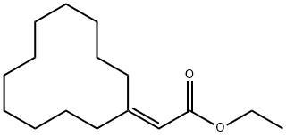 2-環(huán)十二烷基乙酸乙酯 結(jié)構(gòu)式