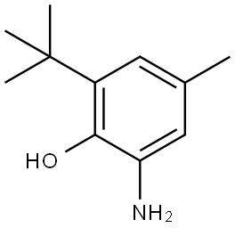 2-Amino-4-methyl-6-tert-butylphenol Struktur