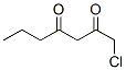 2,4-Heptanedione,  1-chloro- Struktur