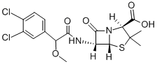 CHLOMETHOCILLIN Struktur