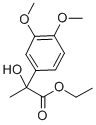 2-(3,4-ジメトキシフェニル)-2-ヒドロキシプロパン酸エチル 化學(xué)構(gòu)造式