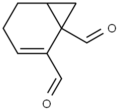 Bicyclo[4.1.0]hept-2-ene-1,2-dicarboxaldehyde (9CI) Struktur