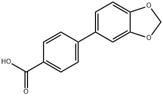 4-BIPHENYL-[1,3]DIOXOL-5-YL-CARBOXYLIC ACID Struktur