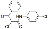 2-CHLORO-N-(4-CHLOROPHENYL)-3-OXO-3-PHENYLPROPANAMIDE Struktur