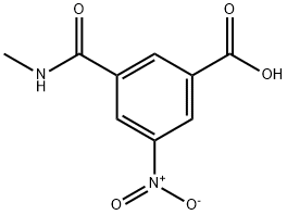 5-NITRO-ISOPHTHALIC ACID MONOMETHYL AMIDE Structure