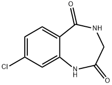 8-CHLORO-3,4-DIHYDRO-1H-BENZO[E][1,4]DIAZEPINE-2,5-DIONE Struktur