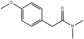 N,N-二甲基-2-(4-甲氧基苯基)-乙酰胺 結(jié)構(gòu)式