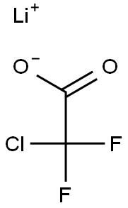 Chlorodifluoroacetic acid, lithium salt Struktur