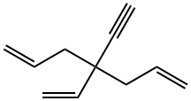 1,6-Heptadiene, 4-ethynyl-4-vinyl- (8CI) Struktur