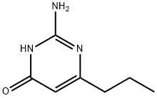 2-氨基-6-丙基嘧啶-4-醇, 19810-58-3, 結(jié)構(gòu)式