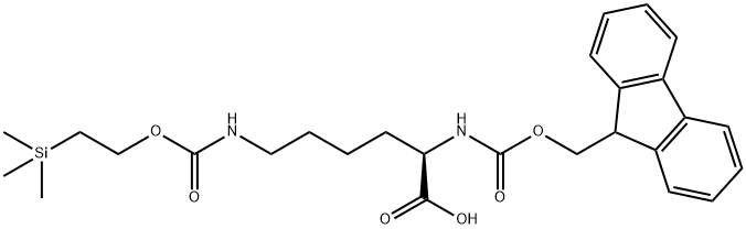 芴甲氧羰酰基-O-三苯甲基絲氨酸 結(jié)構(gòu)式