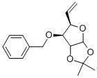 1,2-O-ISOPROPYLIDENE-3-BENZYLOXY-5,6-DIDEOXY-GLUCOFURANOSE Struktur
