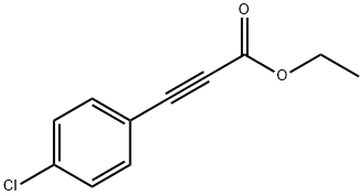 (4-CHLORO-PHENYL)-PROPYNOIC ACID ETHYL ESTER Struktur