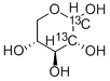 D-[1,2-13C2]XYLOSE Struktur