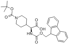 (S)-A-FMOC-D-BOC-4-PIPERIDYLGLYCINE price.