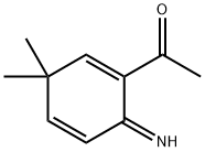 Ethanone, 1-(6-imino-3,3-dimethyl-1,4-cyclohexadien-1-yl)- (9CI) Struktur