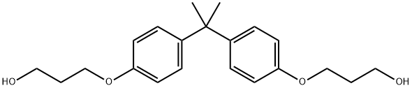 3,3'-[isopropylidenebis(p-phenyleneoxy)]dipropanol  Struktur