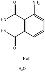3-AMINOPHTHALHYDRAZIDE, SODIUM SALT HYDRATE Struktur