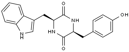 CYCLO(-TRP-TYR) Struktur