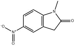 1-methyl-5-nitroindolin-2-one Struktur