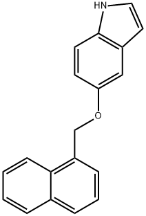 5-(1-NAPHTHYLMETHYLOXY)INDOLE 結(jié)構(gòu)式