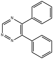 3-(2-吡啶基)-5,6-二苯基-1,2,4-三嗪 結(jié)構(gòu)式