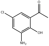 1-(3-氨基-5-氯-2-羥基苯基)乙酮 結(jié)構(gòu)式