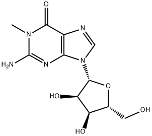 1-メチルグアノシン 化學(xué)構(gòu)造式