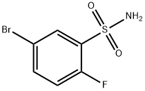 5-BROMO-2-FLUOROBENZENESULFONAMIDE Structure