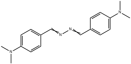 BENZALDEHYDE,4-(DIMETHYLAMINO)-, 2-[[4-(DIMETHYLAMINO)PHENYL]METHYLENE]HYDRAZONE 結(jié)構(gòu)式