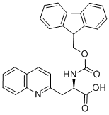 FMOC-BETA-(2-QUINOLYL)-D-ALA-OH Structure