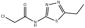 2-CHLORO-N-(5-ETHYL-[1,3,4]THIADIAZOL-2-YL)-ACETAMIDE Struktur