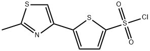 5-(2-METHYL-1,3-THIAZOL-4-YL)THIOPHENE-2-SULFONYL CHLORIDE price.