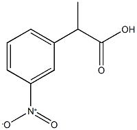 2-Methyl-2-(3-nitrophenyl)propanoic acid Struktur