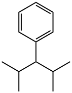 2,4-dimethyl-3-phenyl-pentane Struktur