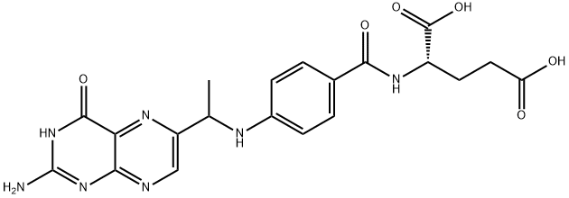 L-Glutamic acid, 9-methylpteroyl- 結構式