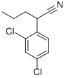 (2R)-2-(2,4-dichlorophenyl)pentanenitrile Struktur