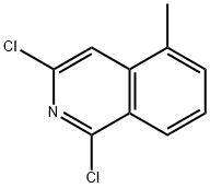 1,3-DICHLORO-5-METHYLISOQUINOLINE Struktur