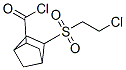 5-[(2-chloroethyl)sulphonyl]bicyclo[2.2.1]heptane-2-carbonyl chloride Struktur