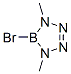 5-Bromo-4,5-dihydro-1,4-dimethyl-1H-tetrazaborole Struktur