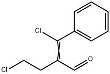 4-CHLORO-2-(CHLOROPHENYLMETHYLENE)BUTYRALDEHYDE 結(jié)構(gòu)式