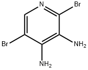 2,5-二溴-3,4-二氨基吡啶 結(jié)構(gòu)式