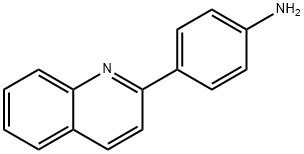 苯烯胺,4-(2-喹啉基)- 結(jié)構(gòu)式