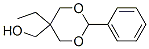 5-ethyl-2-phenyl-1,3-dioxane-5-methanol Struktur