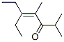 5-Ethyl-2,4-dimethyl-4-hepten-3-one Struktur