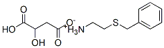 [2-(benzylthio)ethyl]ammonium hydrogen malate Struktur