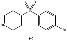 4-[(4-BROMOPHENYL)SULFONYL]PIPERIDINEHYDROCHLORIDE(MINIMUM90%PURITY) price.